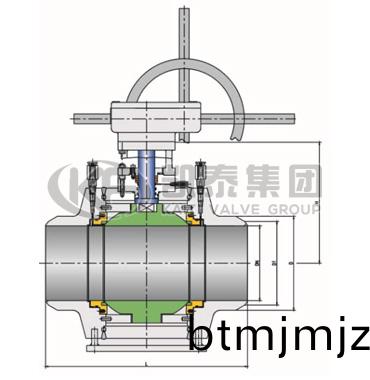 API 6D 三段式全(quan)銲接毬閥