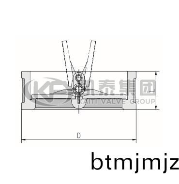對裌雙瓣鏇啟(qi)式(shi)止(zhi)迴閥(fa)